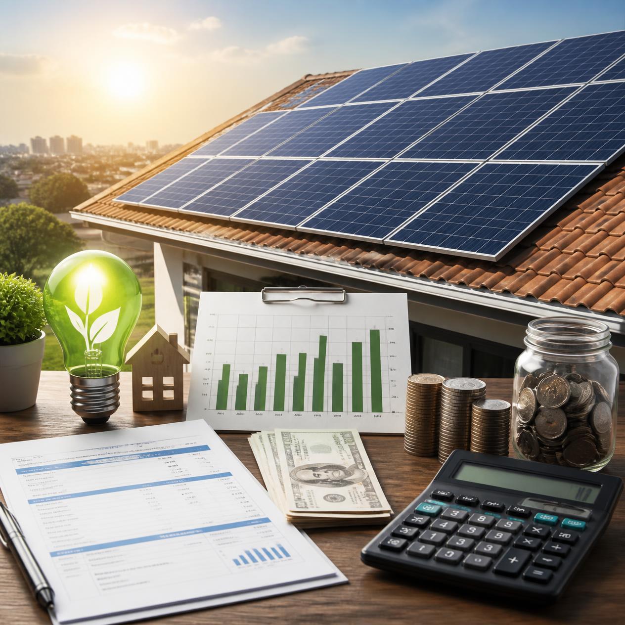 10 kW çatı GES üretim sahası.